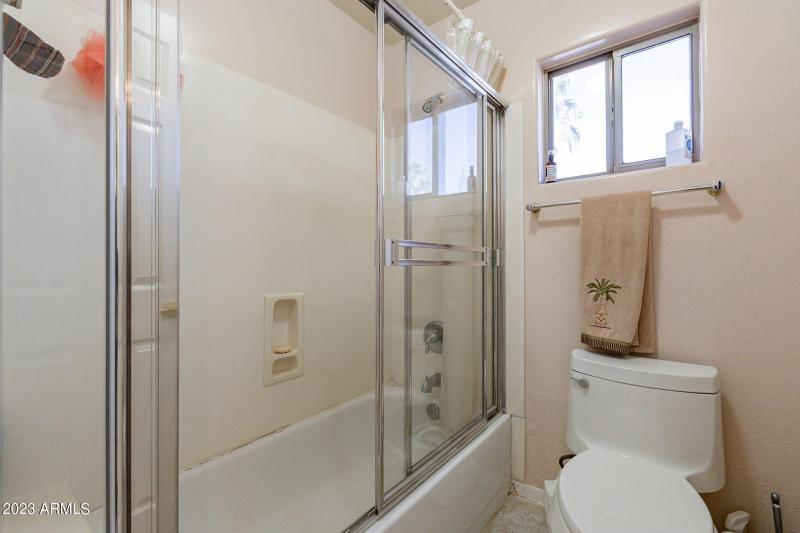 Upstairs shower