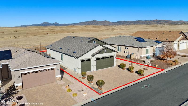 Aerial Front (1) Lot Lines