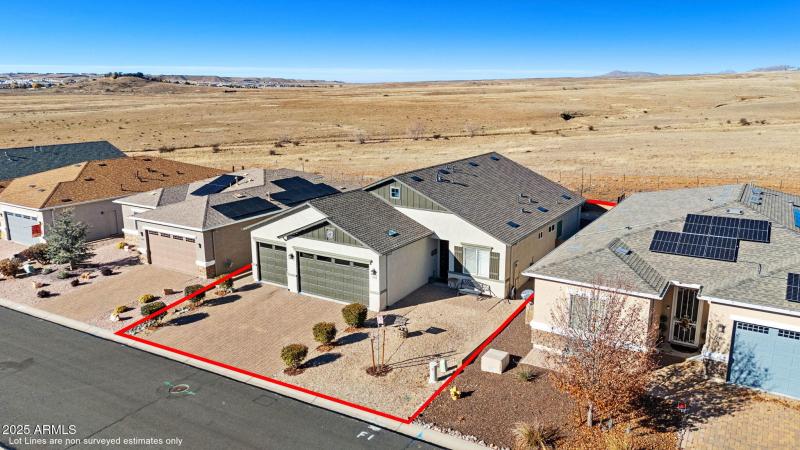 Aerial Front (3) Lot Lines