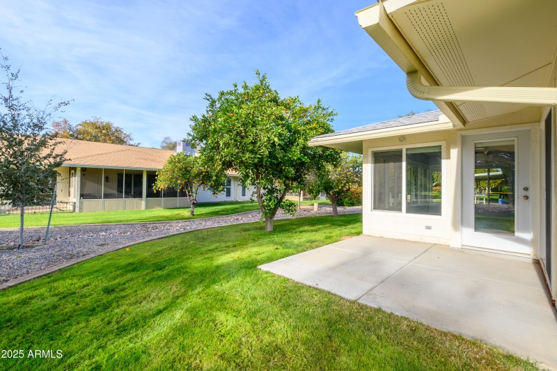 Come Relax on the Back Patio