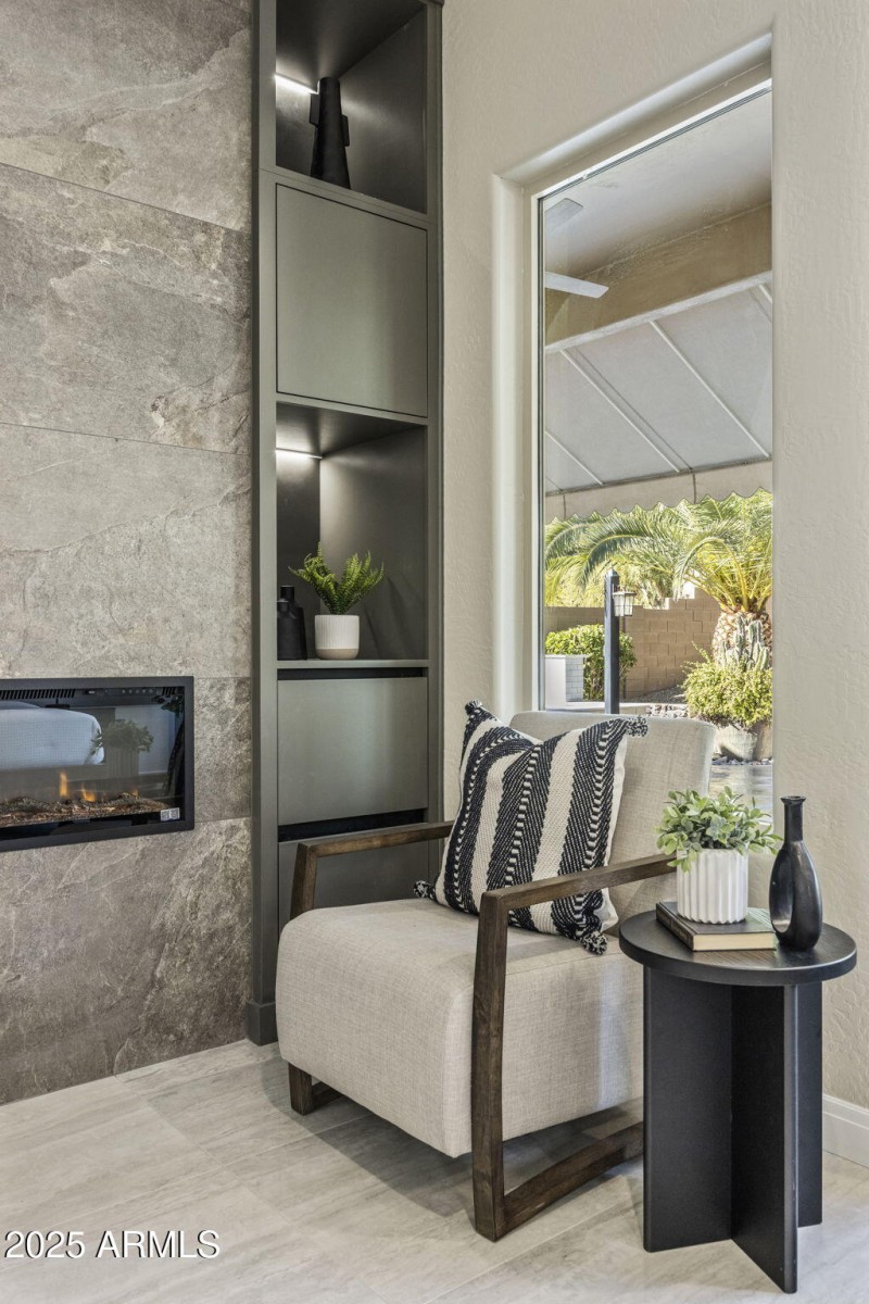 Primary Fireplace detail