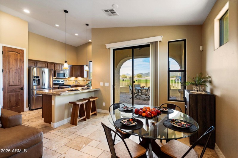 Dining in Great Room