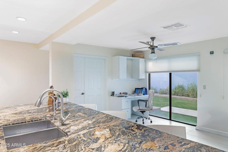 Bonus Area with Built-in Desk