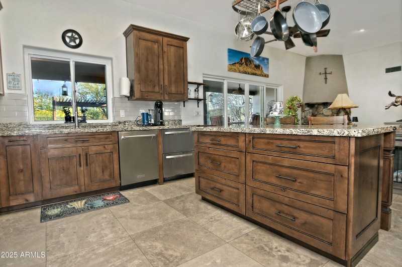 Kitchen open to great room