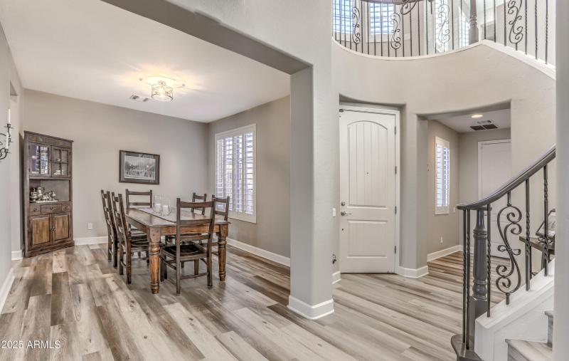 Entry and Dining Room