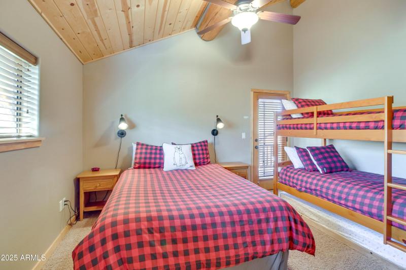 3rd bedroom w/ patio access