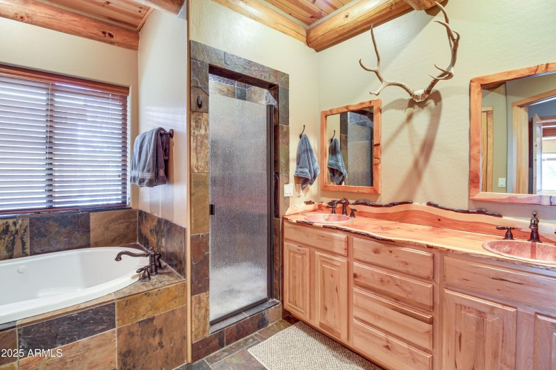 Primary bathroom with steam shower