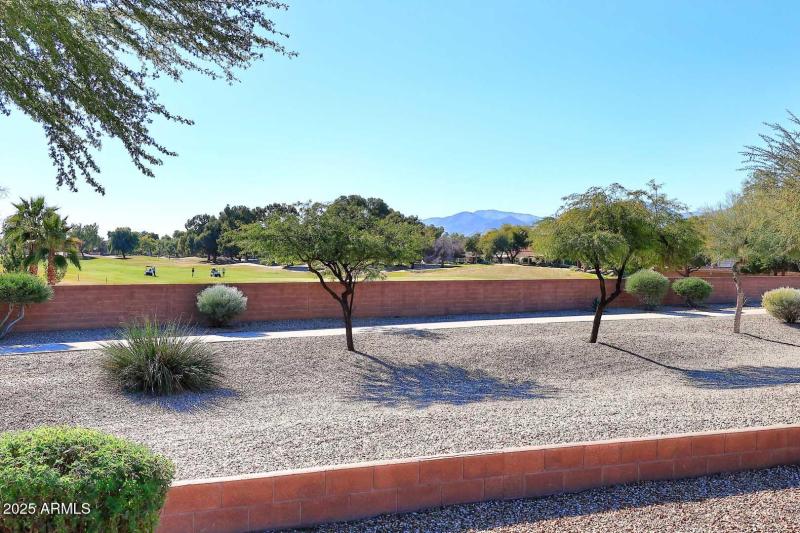 Backyard-Golf Course View