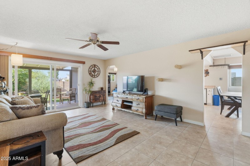 Family room view from front door