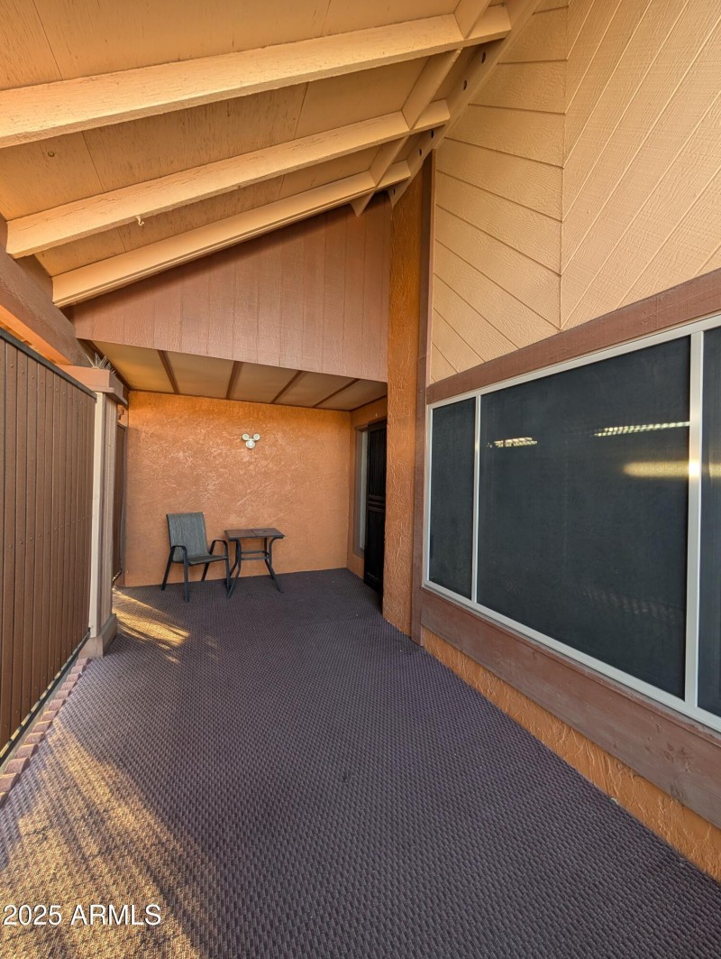 Front Closed in Patio