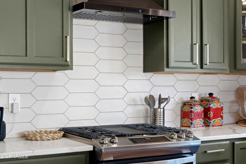 Upgraded Gas Cooking Range