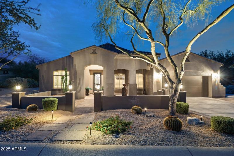 Front of Home Twilight