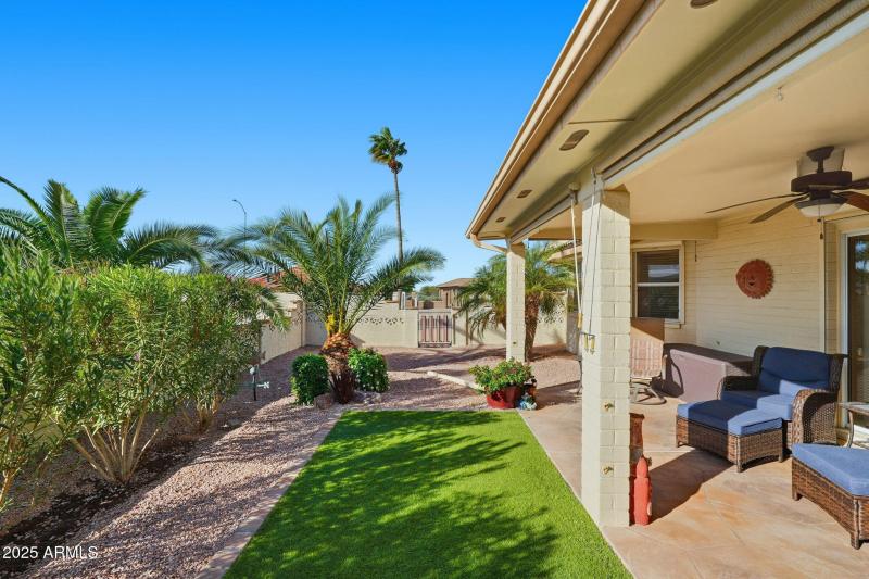 South-Facing Backyard