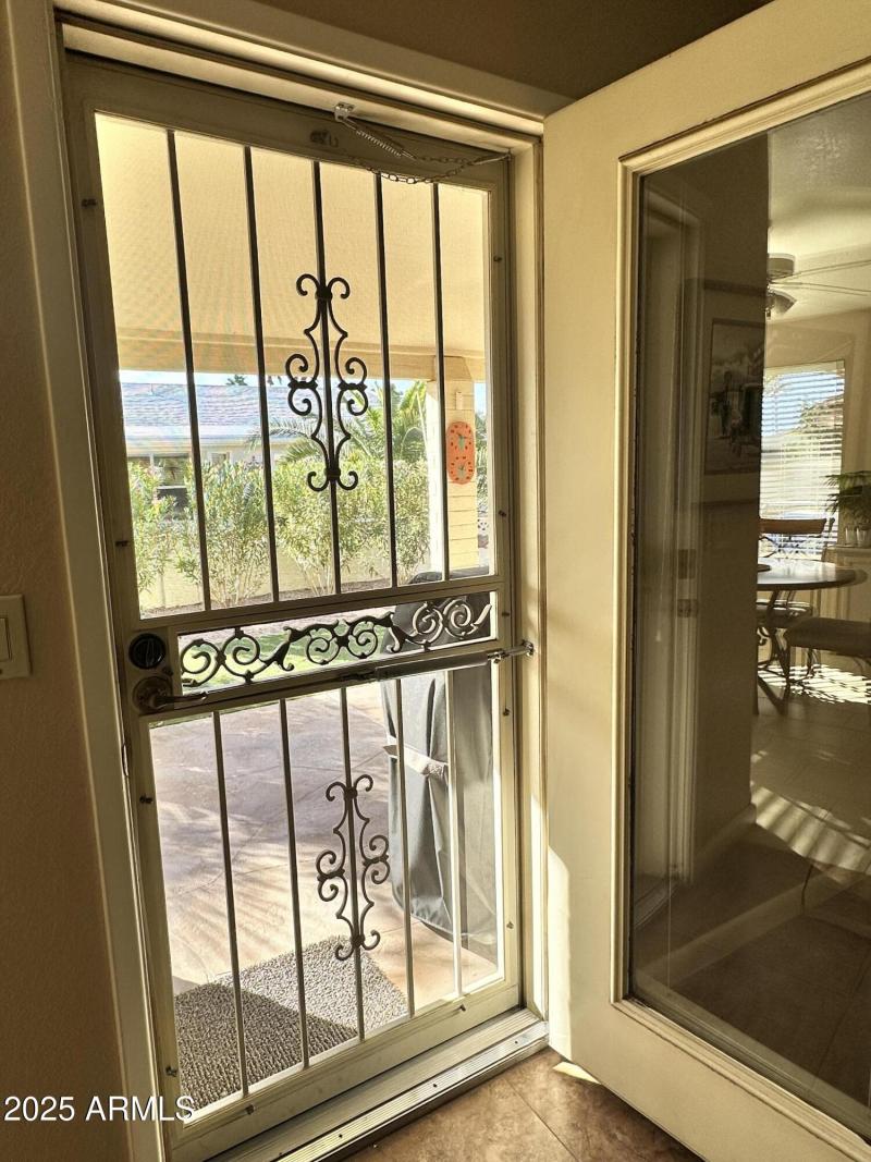 Security Door to South Backyard