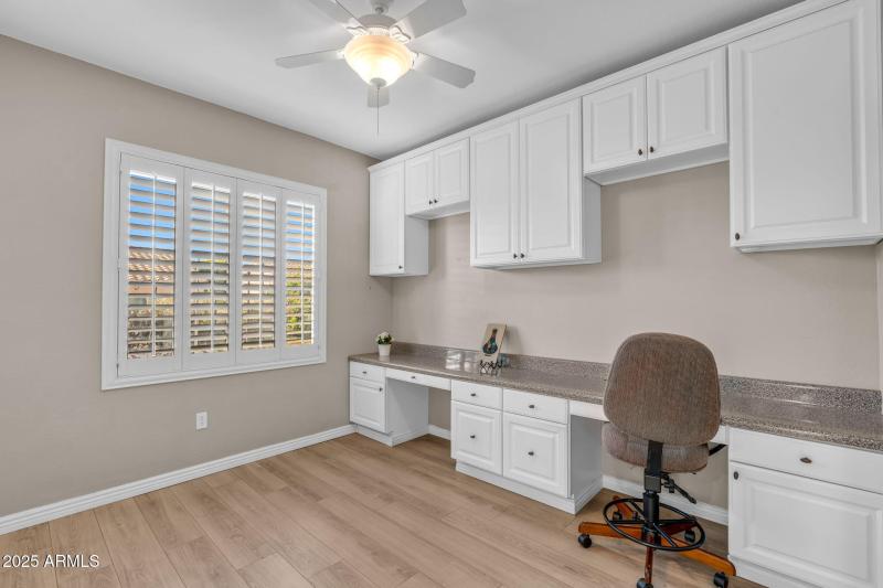 Office or Den w/Custom Cabinets