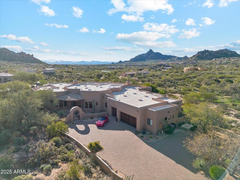 Drone View of Front of House