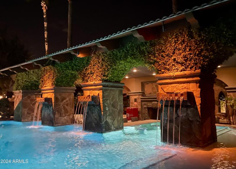 Black Cantera fountains