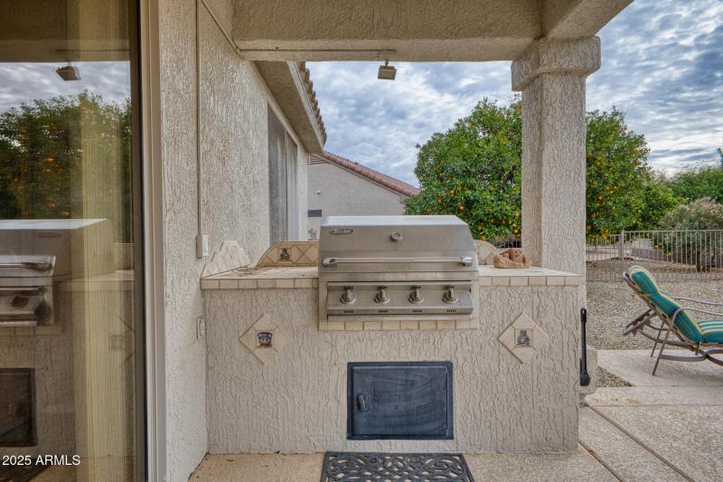 Outdoor Grill Station