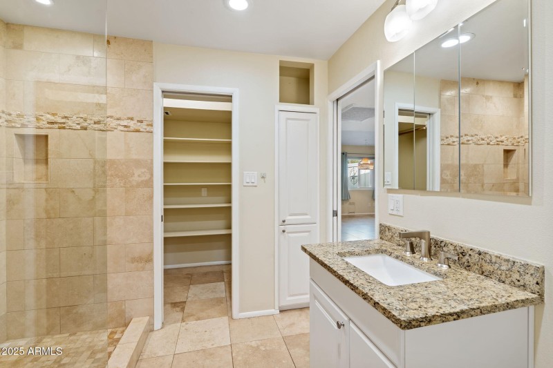 Linen cabinet as well