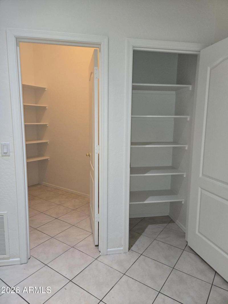 Downstairs Storage Closets