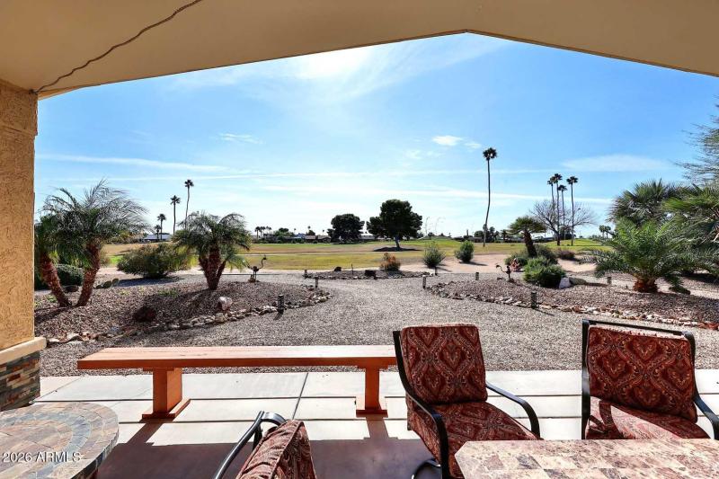 Covered Patio-Golf Course View