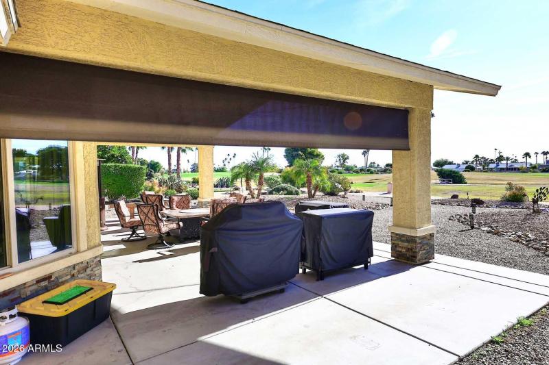 Roll Down Patio Shade