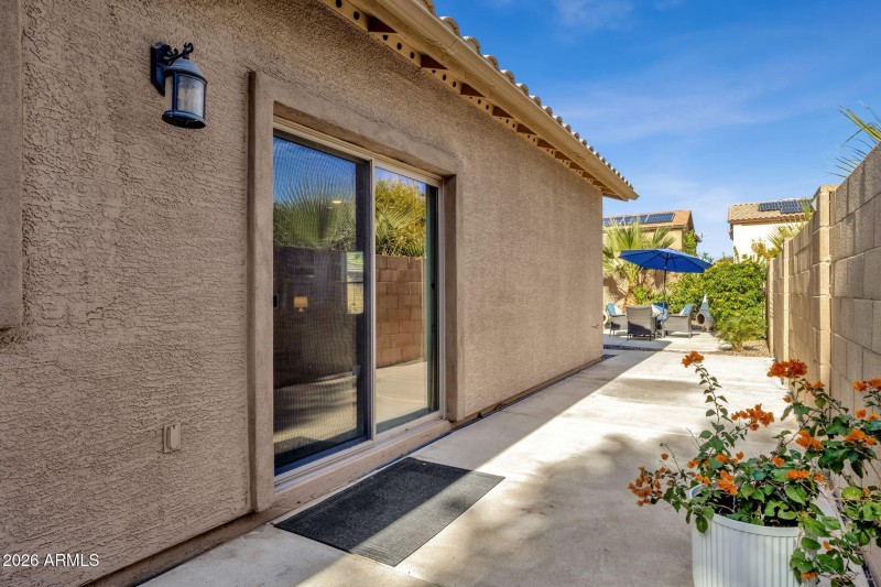 Side Yard off the Kitchen