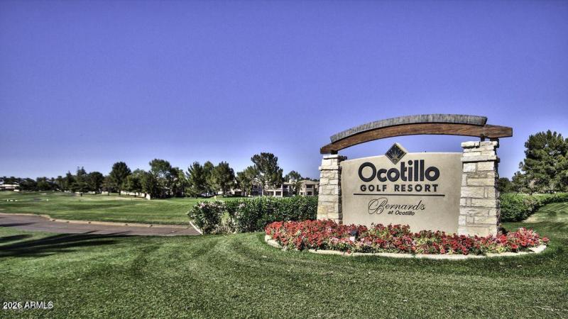 SIGN AT OCOTILLO GOLF RESORT