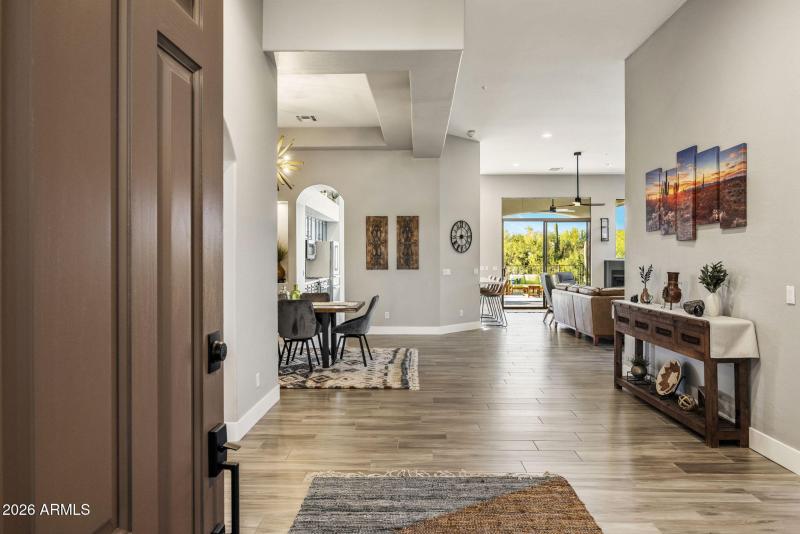 Foyer and Dining/Living Areas