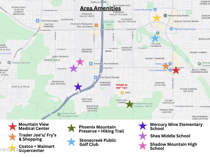 9420 N 38Th St neighborhood map