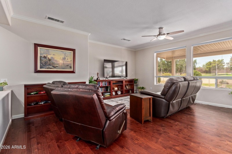 Great Room with Golf course view