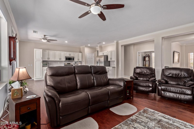 Great Room with Golf course view