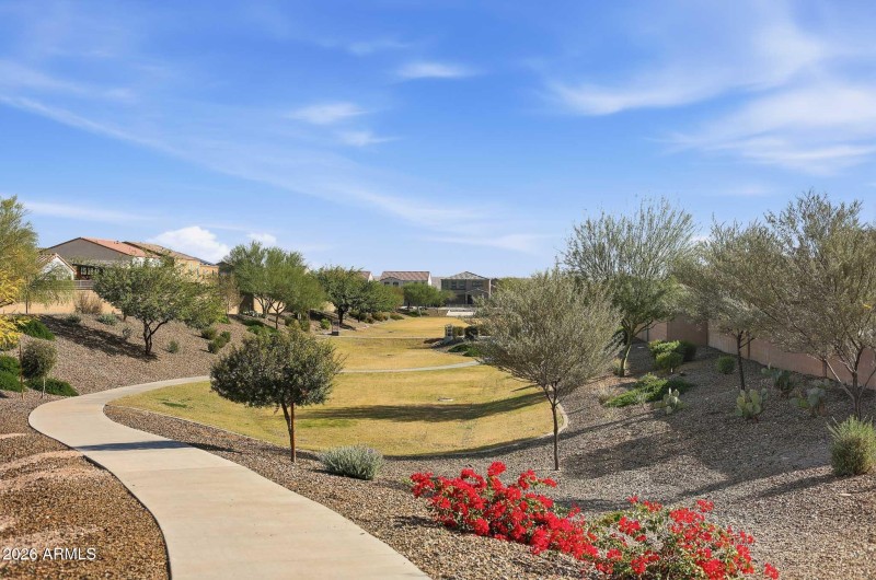 Greenspace and walking paths