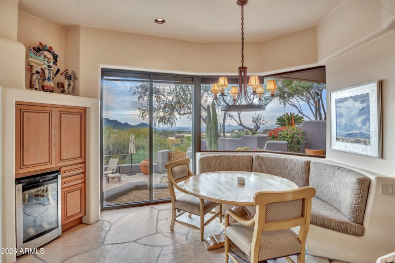 Breakfast room views