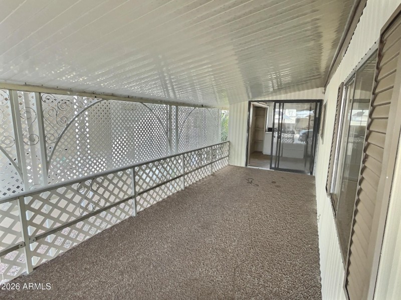 Covered Patio with Screened Enclosure