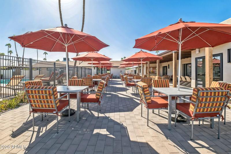 Community Patio and Gathering Area