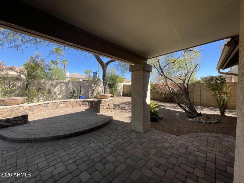 More of the back patio