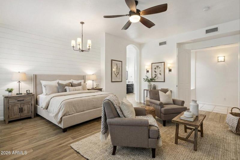 Downstairs Primary BR Virtually Staged