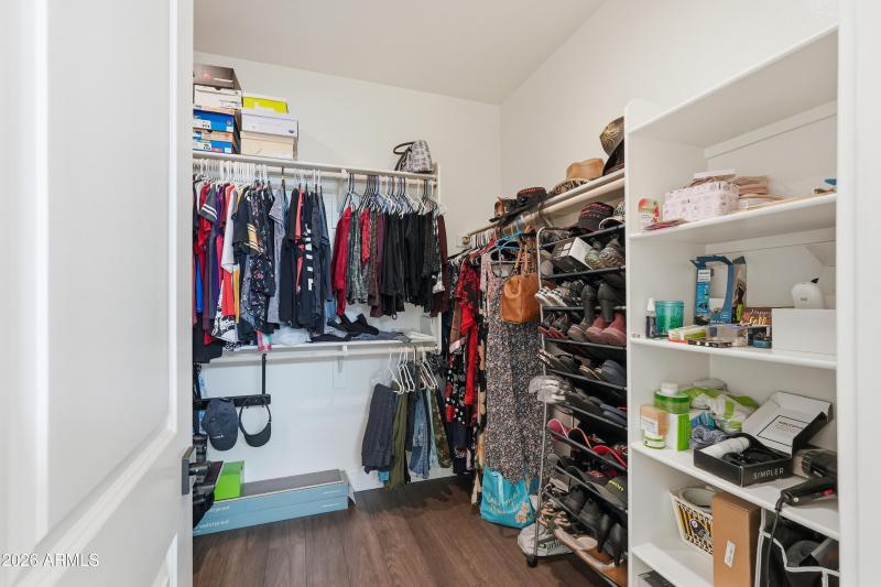 Primary walk in closet