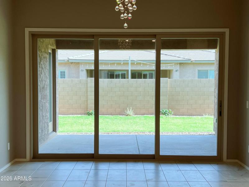 Back Yard Inside View