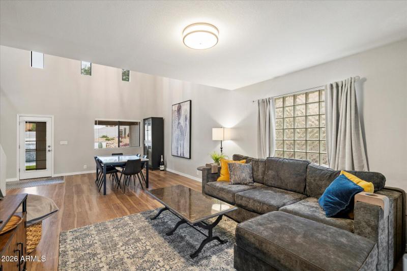 Family Room with Abundant Natural Light