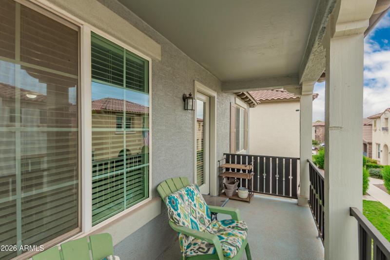 Balcony with open views