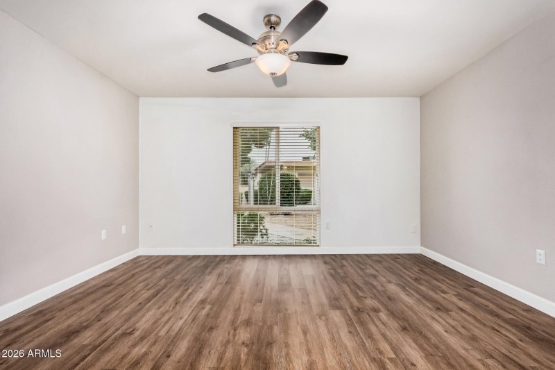 Ceiling fans in both bedrooms