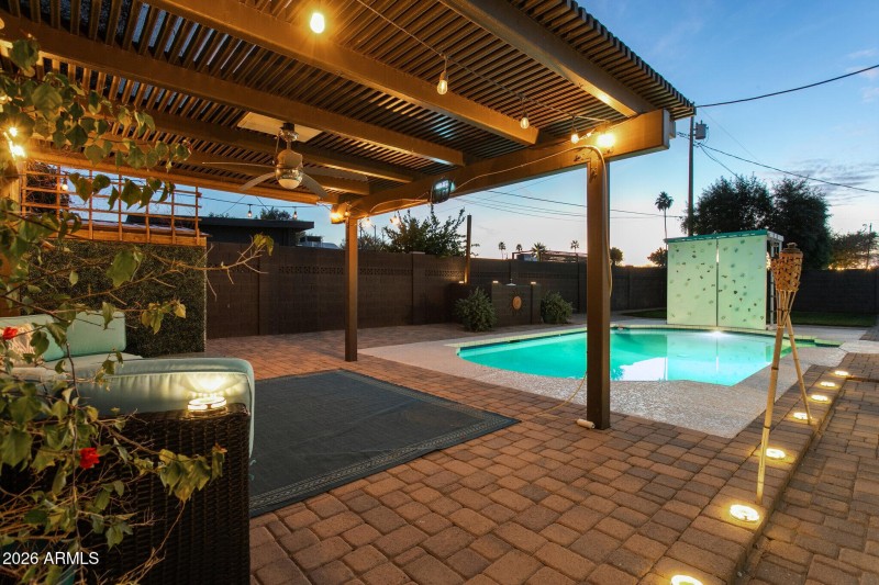 Epic rear yard and pool!