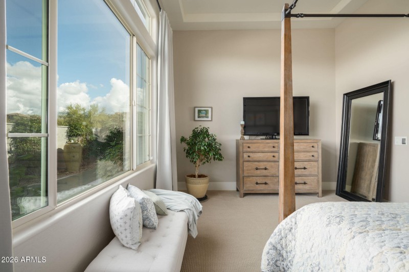 Primary Bedroom w Mountain View