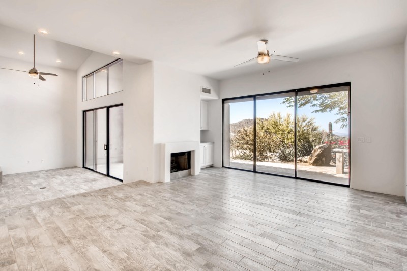 2 sets of patio triple doors