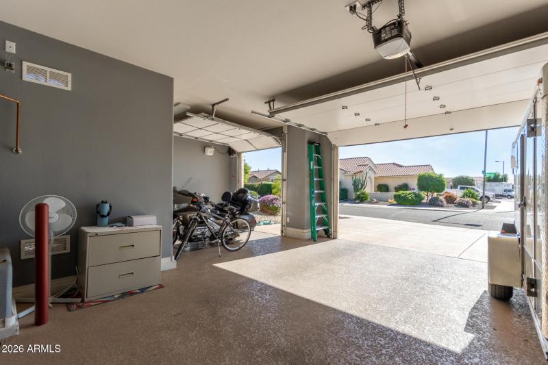 Garage with Golf Cart Parking