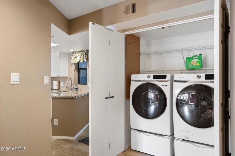 Convenient Indoor Laundry