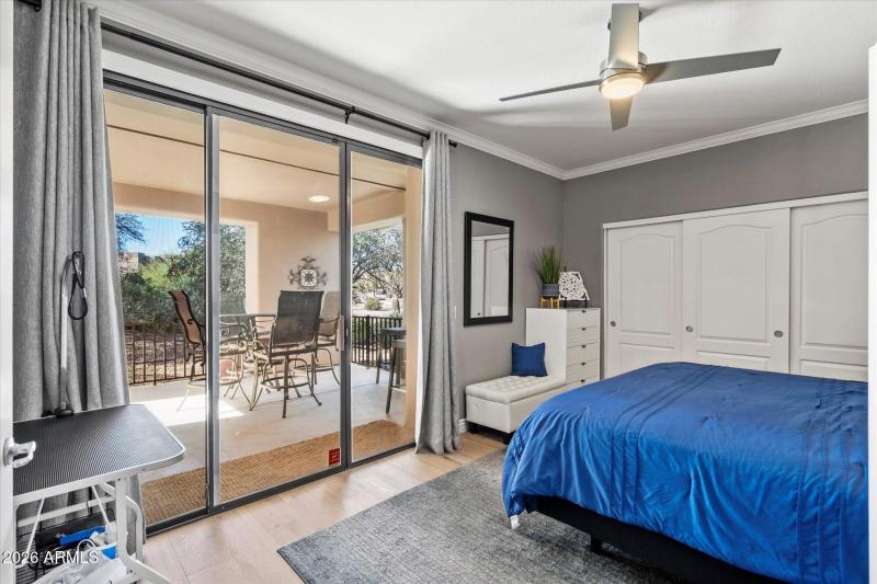 Bedroom with Patio Access