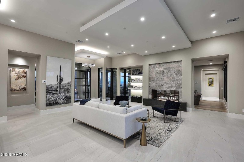 Night-Great Room-Foyer